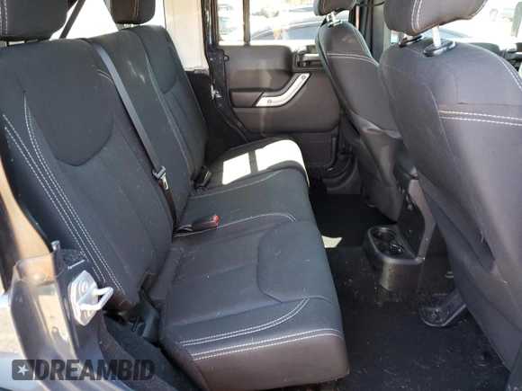 2017 Jeep Wrangler Unlimited Sahara with VIN 1C4BJWEG7HL552748, listed as a Copart auction lot 53086525 with 85,054 mi miles and Salvage title. Bid and sale history available at DreamBid. Image 10.