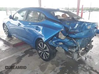 2024 Nissan Sentra SV with VIN 3N1AB8CV8RY368551, listed as a IAAI auction lot 42203248 with 13,380 mi miles and . Bid and sale history available at DreamBid. Image 6.