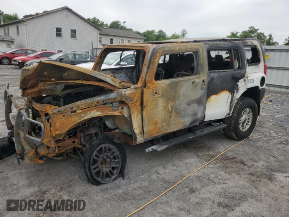 2006 Hummer H3 z VIN 5GTDN136868153785, wystawiony jako Copart lot #58202235 z przebiegiem Nie podano mil oraz Szkoda całkowita • Salvage title. Historia ofert i sprzedaży dostępna na DreamBid. Obrazek 1.