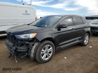 2019 Ford Edge SEL with VIN 2FMPK4J98KBC38754, listed as a Copart auction lot 48116955 with 76,369 mi miles and Salvage Title. Bid and sale history available at carsss.com. Image 1.