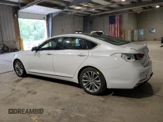 2017 Genesis G80 3.8L с VIN KMHGN4JE5HU203399, выставлен на аукционе Copart как лот 58335295 с пробегом 95 346 миль миль и Списание • Salvage title. История ставок и продаж доступна на DreamBid. Изображение 2.