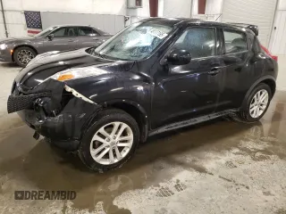 2014 Nissan Juke SL with VIN JN8AF5MV7ET480134, listed as a Copart auction lot 48177195 with 0 mi miles and Salvage Title. Bid and sale history available at carsss.com. Image 1.