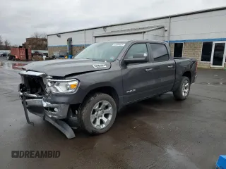 2019 Ram 1500 Big Horn/Lone Star with VIN 1C6SRFFT9KN644239, listed as a Copart auction lot 51604025 with 72,375 mi miles and Salvage Title. Bid and sale history available at carsss.com. Image 1.