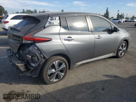 2022 Nissan LEAF SV Plus with VIN 1N4BZ1CV1NC563579, listed as a Copart auction lot 80015834 with 41,751 mi miles and Salvage Title. Bid and sale history available at DreamBid. Image 3.