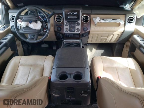 2016 Ford F-350 Platinum with VIN 1FT8W3BT1GEA56262, listed as a Copart auction lot 50536595 with 137,257 mi miles and Salvage Title. Bid and sale history available at DreamBid. Image 8.