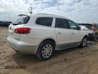 2011 Buick Enclave CXL-1 with VIN 5GAKRBED8BJ204694, listed as a Copart auction lot 44983885 with 143,460 mi miles and Salvage Title. Bid and sale history available at carsss.com. Image 3.