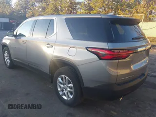 2023 Chevrolet Traverse LS with VIN 1GNEVFKW9PJ121827, listed as a IAAI auction lot 41117831 with 20,944 mi miles. Bid and sale history available at carsss.com. Image 3.