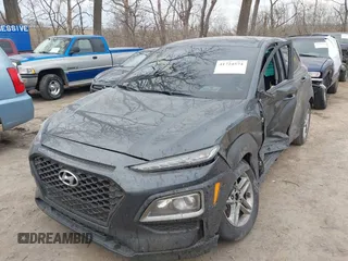 2020 Hyundai Kona SE with VIN KM8K1CAA5LU417461, listed as a IAAI auction lot 41724574 with 63,794 mi miles. Bid and sale history available at carsss.com. Image 2.