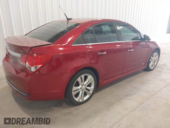 2011 Chevrolet Cruze LTZ with VIN 1G1PH5S90B7251443, listed as a IAAI auction lot 42033371 with 122,445 mi miles and . Bid and sale history available at DreamBid. Image 4.
