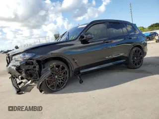 2023 BMW X3 M z VIN 5YM13EC01P9S47089, wystawiony jako Copart lot #70536243 z przebiegiem 3041 mil mil oraz . Historia ofert i sprzedaży dostępna na DreamBid. Obrazek 1.