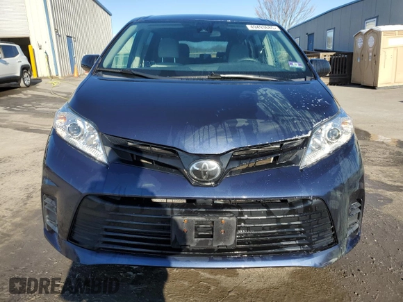 2019 Toyota Sienna L with VIN 5TDZZ3DC6KS013290, listed as a Copart auction lot 49493685 with 76,416 mi miles and Salvage Title. Bid and sale history available at carsss.com. Image 5.
