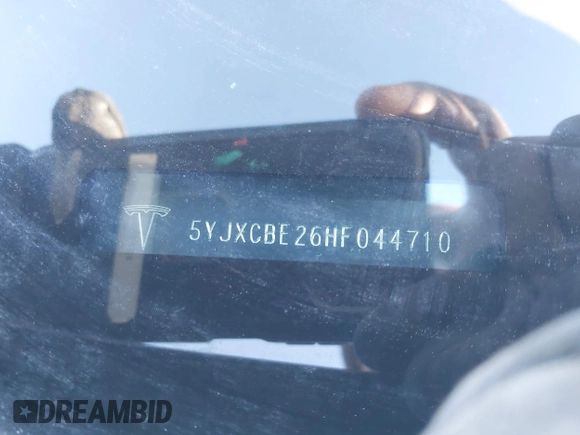 2017 Tesla Model X 90D z VIN 5YJXCBE26HF044710, wystawiony jako IAAI lot #40816228 z przebiegiem Nie podano mil oraz . Historia ofert i sprzedaży dostępna na DreamBid. Obrazek 9.