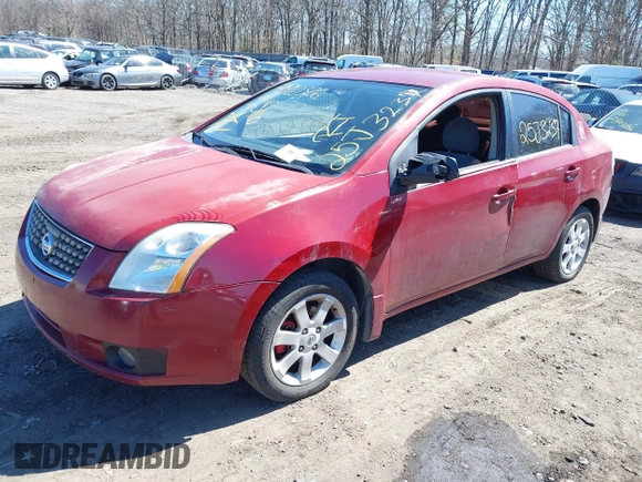 2007 Nissan Sentra 2.0 with VIN 3N1AB61E67L641875, listed as a IAAI auction lot 41910326 with 200,396 mi miles and . Bid and sale history available at DreamBid. Image 2.