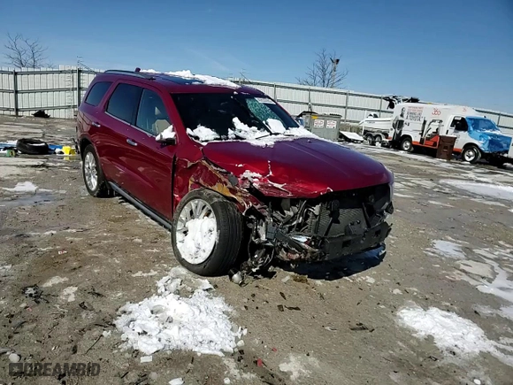 2014 Dodge Durango Citadel with VIN 1C4RDJEG2EC428374, listed as a Copart auction lot 45533555 with 194,848 mi miles and Non Repairable. Bid and sale history available at carsss.com. Image 12.