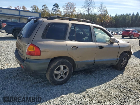 2004 Hyundai Santa Fe GLS with VIN KM8SC13D44U583980, listed as a Copart auction lot 80384034 with Not Provided miles and Salvage Title. Bid and sale history available at carsss.com. Image 3.