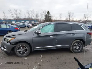 2019 Infiniti QX60 LUXE with VIN 5N1DL0MN4KC528751, listed as a IAAI auction lot 41076594 with 120,452 mi miles. Bid and sale history available at carsss.com. Image 14.