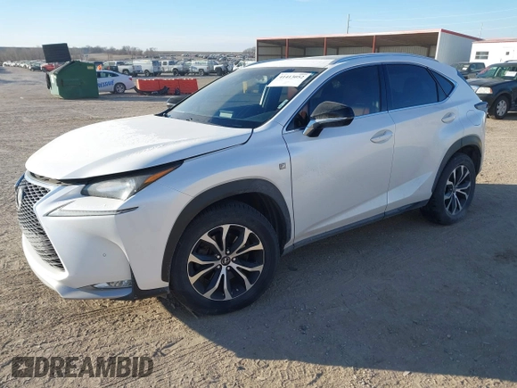 2015 Lexus NX 200t with VIN JTJBARBZ2F2016345, listed as a IAAI auction lot 41413052 with 172,079 mi miles and . Bid and sale history available at DreamBid. Image 2.