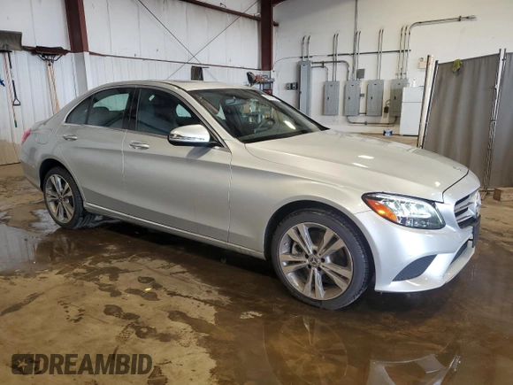2019 Mercedes-Benz C 300 with VIN 55SWF8EB3KU291873, listed as a Copart auction lot 66107855 with 93,778 mi miles and Salvage title. Bid and sale history available at DreamBid. Image 4.