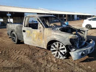 2014 Ford F-150 XL with VIN 1FTMF1CT9EFB47479, listed as a Copart auction lot 83979684 with 0 mi miles and Non Repairable. Bid and sale history available at carsss.com. Image 4.