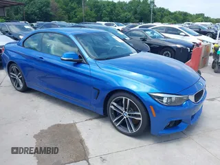 2018 BMW 4 Series 440i z VIN WBA4Z5C56JEE16537, wystawiony jako IAAI lot #42432394 z przebiegiem 56 053 mil mil oraz . Historia ofert i sprzedaży dostępna na DreamBid. Obrazek 1.