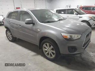 2015 Mitsubishi Outlander Sport ES with VIN 4A4AR3AU0FE014305, listed as a IAAI auction lot 41808030 with 90,753 mi miles. Bid and sale history available at carsss.com. Image 1.