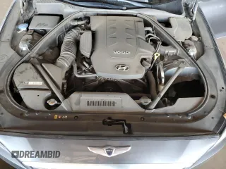2015 Hyundai Genesis 3.8L with VIN KMHGN4JEXFU089025, listed as a Copart auction lot 55453065 with 96,134 mi miles and Clean Title. Bid and sale history available at carsss.com. Image 11.