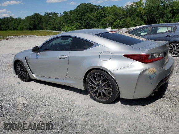 2015 Lexus RC F F z VIN JTHHP5BC2F5003771, wystawiony jako Copart lot #56905654 z przebiegiem 89 081 mil mil oraz Szkoda całkowita • Salvage title. Historia ofert i sprzedaży dostępna na DreamBid. Obrazek 2.