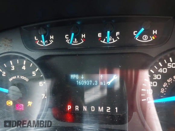 2013 Ford F-150 XL with VIN 1FTFX1EF3DFD51982, listed as a IAAI auction lot 42016831 with 160,937 mi miles. Bid and sale history available at carsss.com. Image 14.