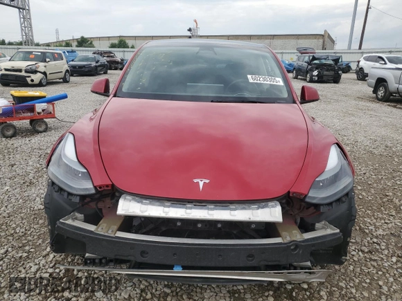 2022 Tesla Model Y Performance with VIN 7SAYGDEF8NF514662, listed as a Copart auction lot 60230305 with 81,926 mi miles and Salvage title. Bid and sale history available at DreamBid. Image 5.