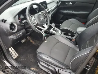 2021 Kia Forte GT-Line with VIN 3KPF34AD7ME360339, listed as a Copart auction lot 52974445 with 18,445 mi miles and Salvage title. Bid and sale history available at DreamBid. Image 7.
