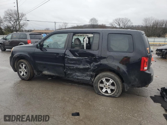 2012 Honda Pilot EX-L with VIN 5FNYF4H56CB041179, listed as a Copart auction lot 45135595 with 162,220 mi miles and Salvage Title. Bid and sale history available at DreamBid. Image 2.