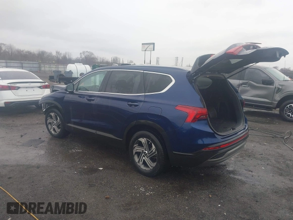 2022 Hyundai Santa Fe SE z VIN 5NMS14AJ8NH406846, wystawiony jako IAAI lot #41588202 z przebiegiem 34 006 mil mil oraz . Historia ofert i sprzedaży dostępna na DreamBid. Obrazek 3.