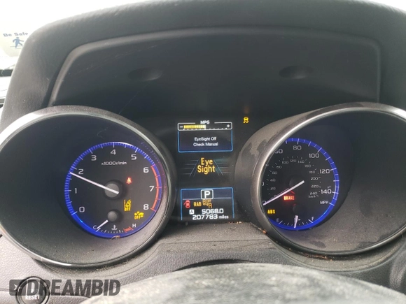 2017 Subaru Outback Touring with VIN 4S4BSATC2H3293436, listed as a Copart auction lot 56314835 with 207,783 mi miles and Salvage title. Bid and sale history available at DreamBid. Image 9.