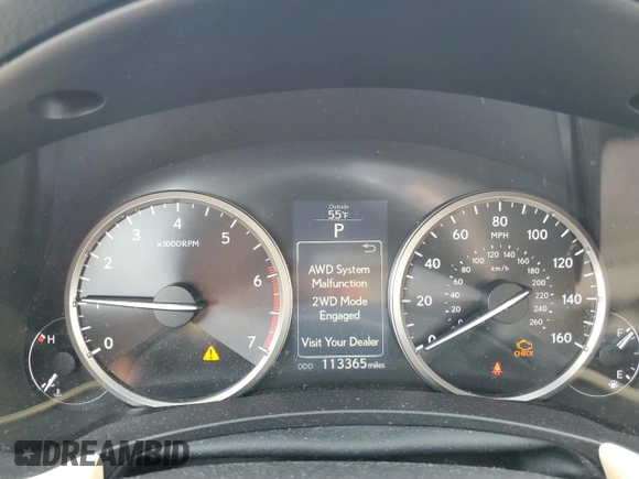 2015 Lexus NX 200t with VIN JTJBARBZ7F2018107, listed as a Copart auction lot 49494455 with 113,365 mi miles and Clean Title. Bid and sale history available at DreamBid. Image 9.