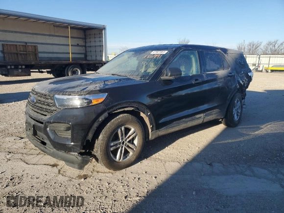 2022 Ford Explorer with VIN 1FMSK7BH8NGA86991, listed as a Copart auction lot 41907064 with 80,555 mi miles and Salvage Title. Bid and sale history available at carsss.com. Image 1.