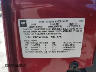 2006 GMC Envoy SLE z VIN 1GKDT13S262210046, wystawiony jako Copart lot #49335595 z przebiegiem 292 940 mil mil oraz Szkoda całkowita • Salvage title. Historia ofert i sprzedaży dostępna na DreamBid. Obrazek 14.