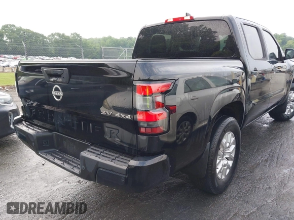 2023 Nissan Frontier SV with VIN 1N6ED1EK7PN609865, listed as a IAAI auction lot 42242070 with 56,462 mi miles and . Bid and sale history available at DreamBid. Image 4.