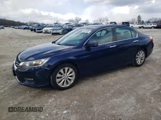 2014 Honda Accord Sedan EX-L with VIN 1HGCR2F8XEA075240, listed as a Copart auction lot 50204485 with 153,263 mi miles and Clean Title. Bid and sale history available at carsss.com. Image 1.