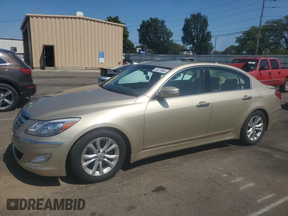 2012 Hyundai Genesis 3.8L with VIN KMHGC4DD6CU191944, listed as a Copart auction lot 69279064 with 100,963 mi miles and Salvage Title. Bid and sale history available at carsss.com. Image 1.