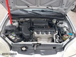 2001 Honda Civic EX with VIN 1HGEM22941L003566, listed as a IAAI auction lot 41554036 with 1 mi miles. Bid and sale history available at carsss.com. Image 10.