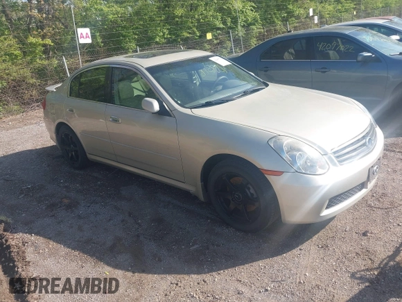 2006 Infiniti G35 with VIN JNKCV51F76M601968, listed as a IAAI auction lot 42085745 with 135,833 mi miles and . Bid and sale history available at DreamBid. Image 1.