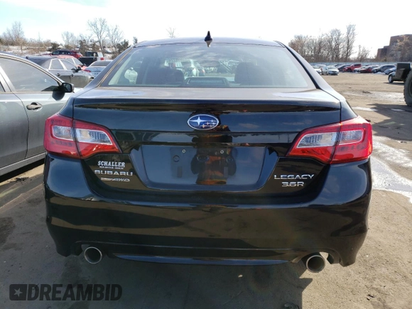 2016 Subaru Legacy 3.6R Limited with VIN 4S3BNEJ67G3010477, listed as a Copart auction lot 43559774 with 31,566 mi miles and Non Repairable. Bid and sale history available at carsss.com. Image 6.