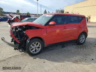 2025 Kia Soul LX with VIN KNDJ23AU9S7248047, listed as a Copart auction lot 41786265 with 12,366 mi miles and Salvage Title. Bid and sale history available at carsss.com. Image 1.
