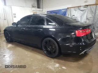 2013 Audi A6 3.0T Prestige with VIN WAUHGAFC5DN080102, listed as a Copart auction lot 45054775 with 110,104 mi miles and Salvage Title. Bid and sale history available at carsss.com. Image 2.