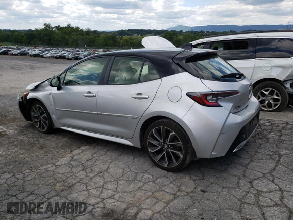 2021 Toyota Corolla Hatchback XSE with VIN JTNC4MBE7M3125871, listed as a Copart auction lot 66865354 with 91,573 mi miles and Salvage Title. Bid and sale history available at carsss.com. Image 2.