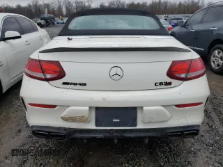 2017 Mercedes-Benz C 63 AMG with VIN WDDWK8GB0HF523852, listed as a Copart auction lot 83946354 with 32,202 mi miles and Salvage title. Bid and sale history available at DreamBid. Image 6.