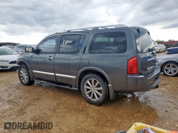 2009 Infiniti QX56 with VIN 5N3AA08DX9N902005, listed as a Copart auction lot 60665925 with 191,472 mi miles and Salvage title. Bid and sale history available at DreamBid. Image 2.