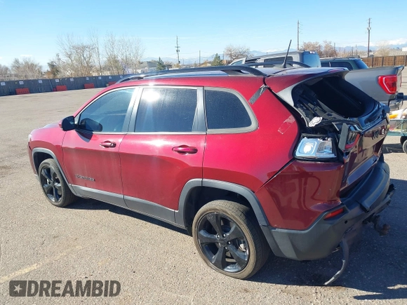 2019 Jeep Cherokee Latitude Plus with VIN 1C4PJMLX5KD456292, listed as a IAAI auction lot 40940110 with 95,622 mi miles and . Bid and sale history available at DreamBid. Image 3.