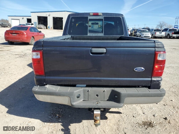2002 Ford Ranger XL Fleet with VIN 1FTYR44UX2TA29455, listed as a Copart auction lot 46596235 with 115,901 mi miles and Salvage Title. Bid and sale history available at carsss.com. Image 6.