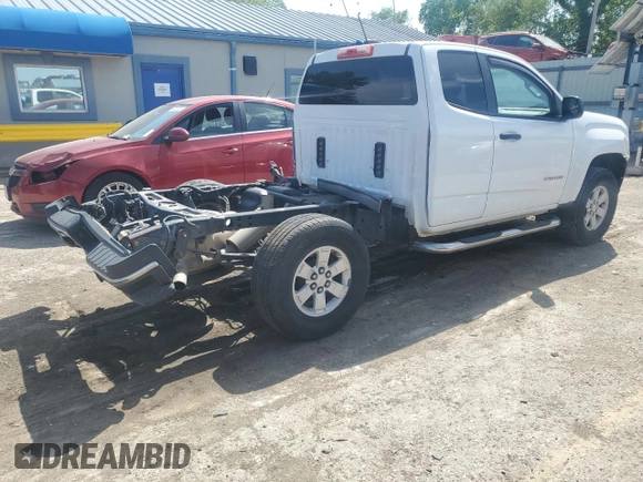 2016 GMC Canyon 4WD SLE with VIN 1GTH6BE3XG1209203, listed as a Copart auction lot 53909735 with 135,477 mi miles and Salvage title. Bid and sale history available at DreamBid. Image 3.
